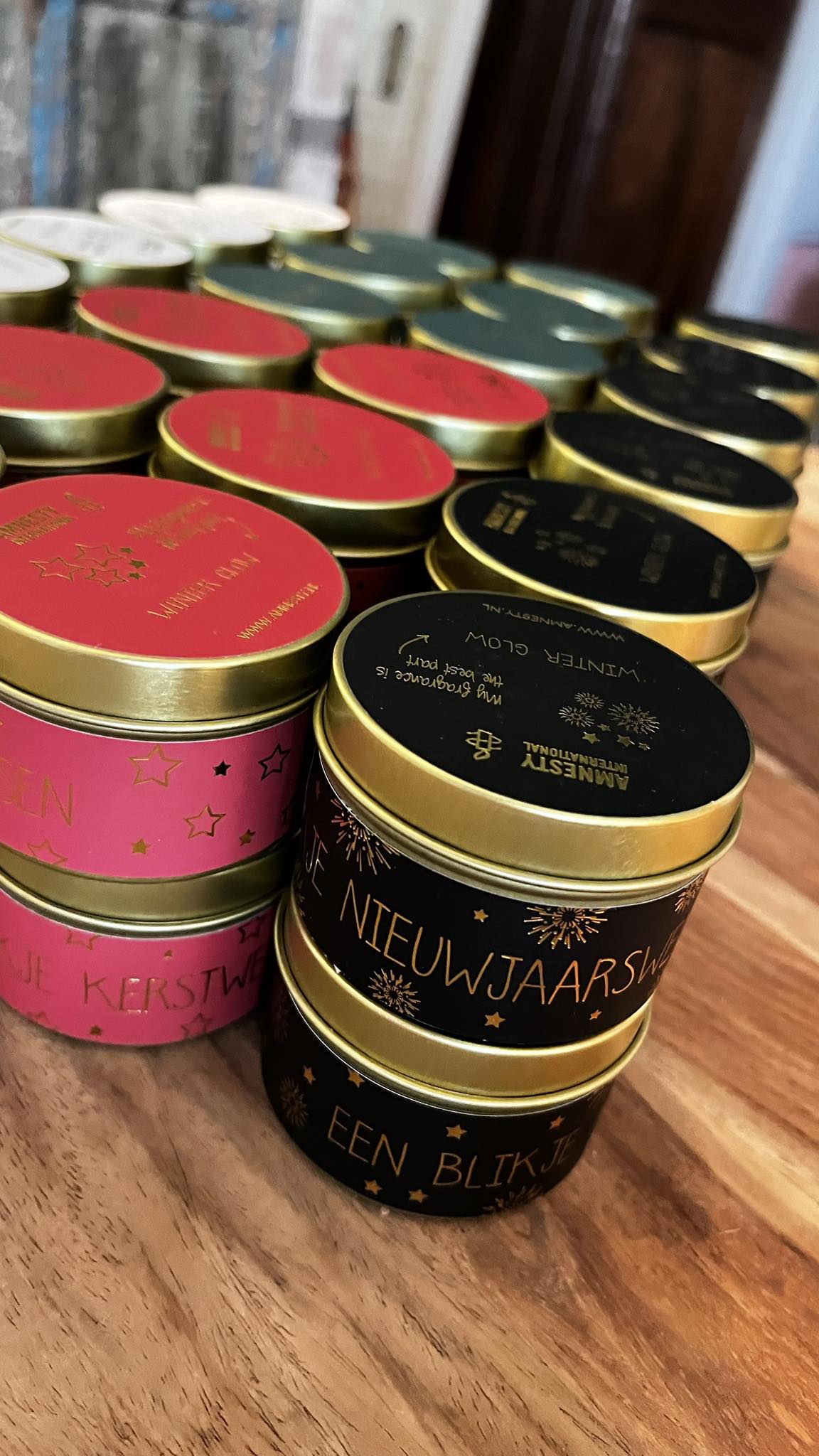 Sojakaars XS - EEN BLIKJE NIEUWJAARSWENSEN zwart - GEUR: WINTER GLOW