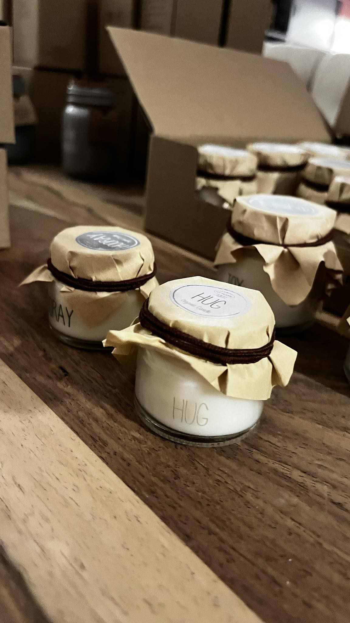 Mini Geurkaarsje - HUG - Fig's Delight