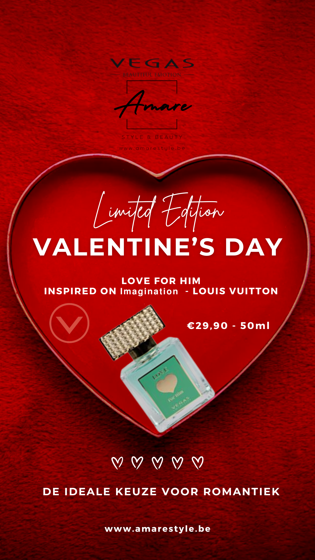 SET : LOVE for HER 50ml + LOVE FOR HIM 50ml - EDP inspired on Louis Vuitton