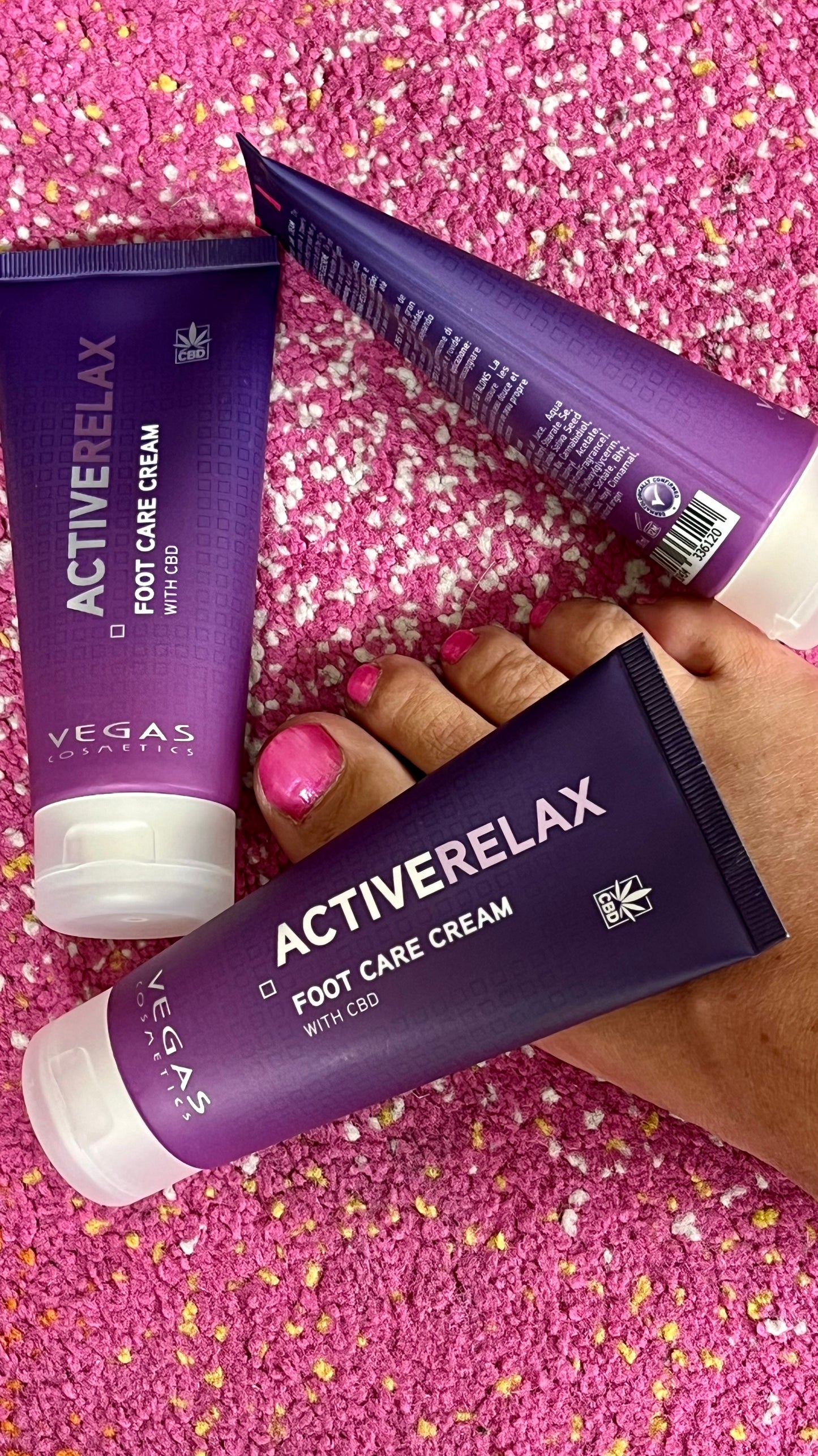 Voet en hiel crème met CBD - ActiveRelax