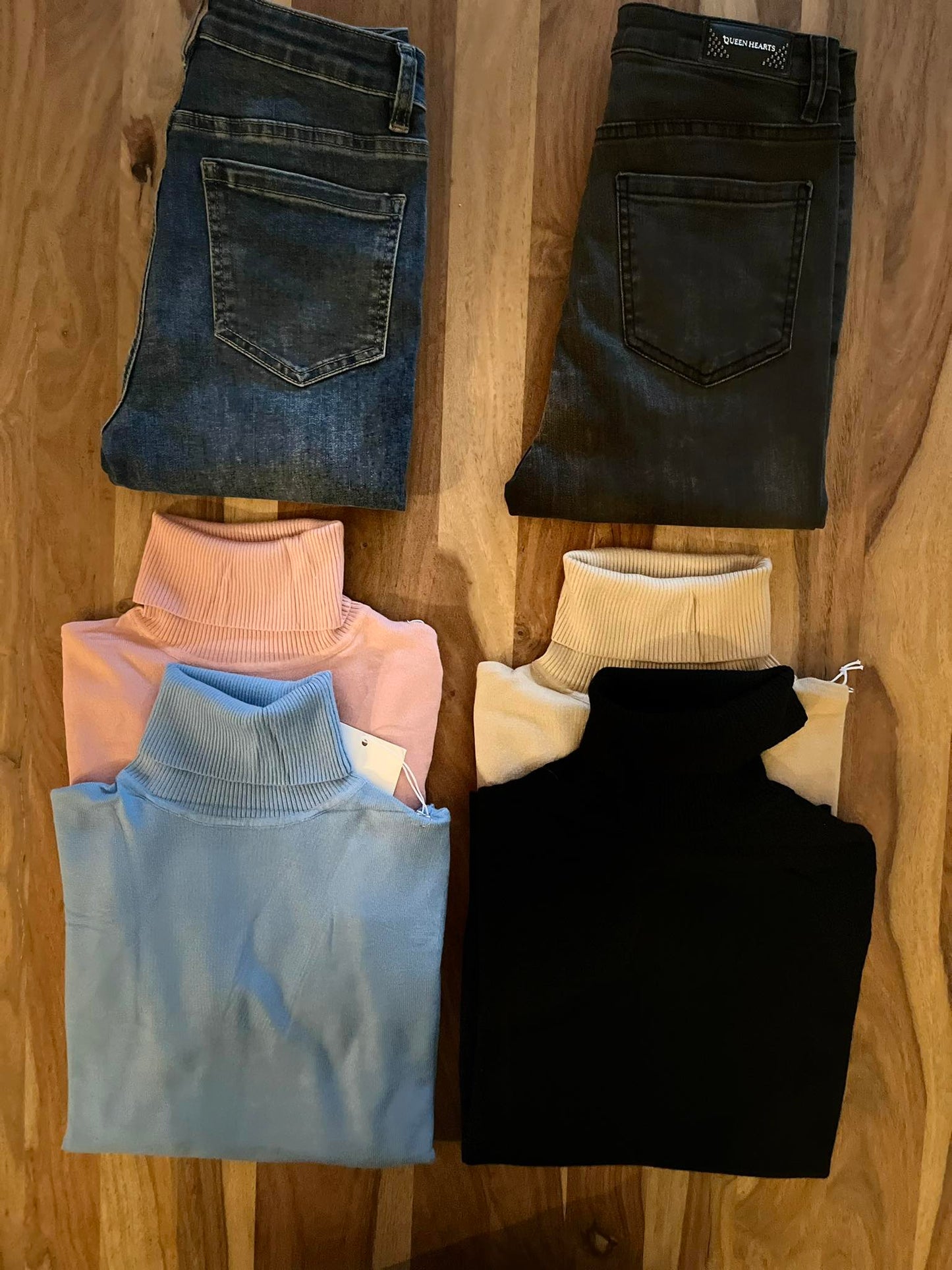 Rolkraag trui Effen in diverse kleuren