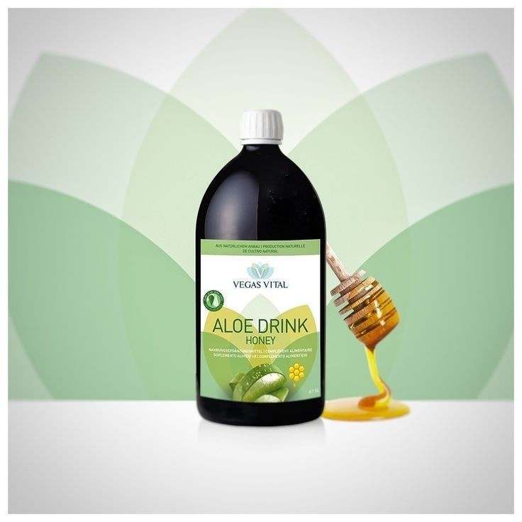 Aloë Drink Honing, Netel en Cistus 1L - Vegas VITAL