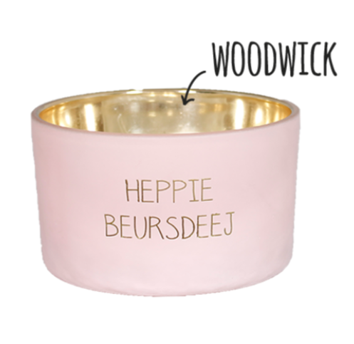 HEPPIE BEURSDEEJ Geurkaars - GREEN TEA TIME