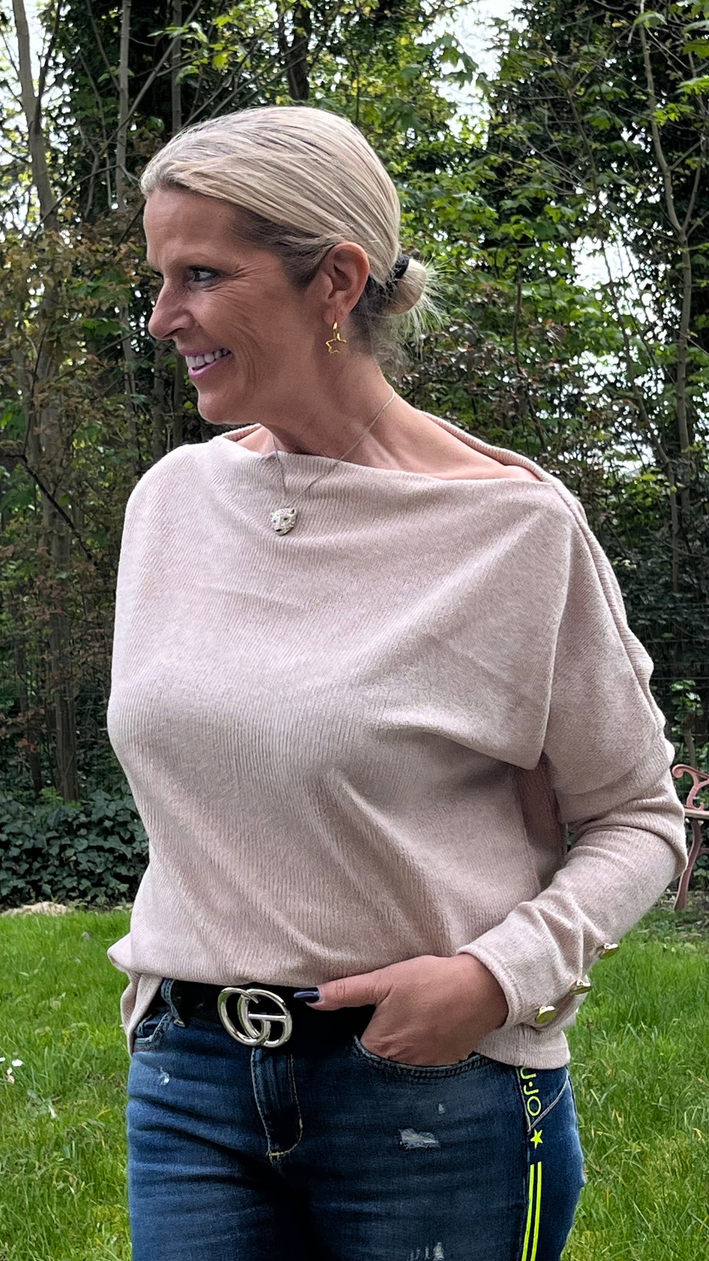 Trui Boothals oversized - one size