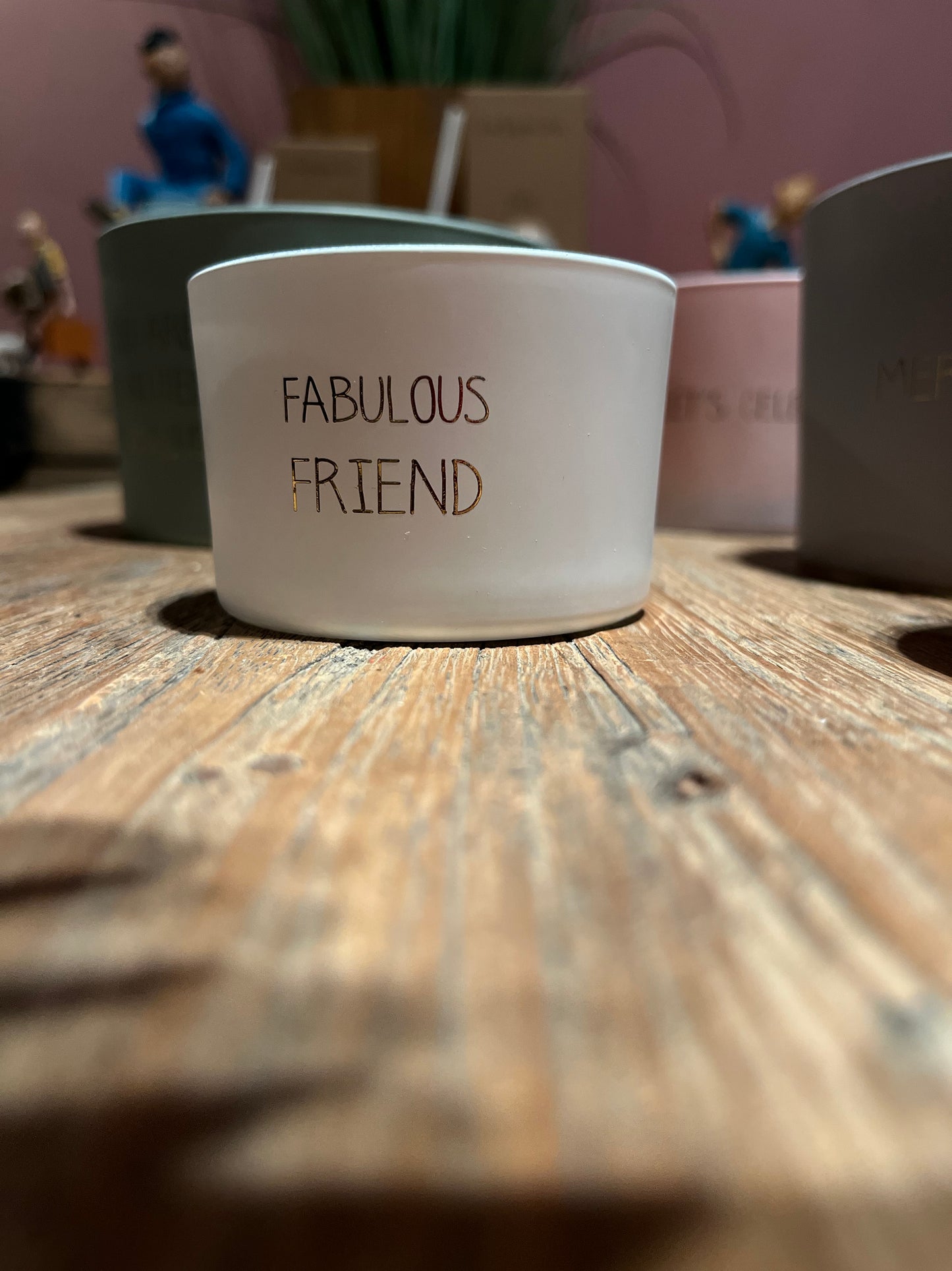 Geurkaars Fabulous Friend - geur Fresh Coton