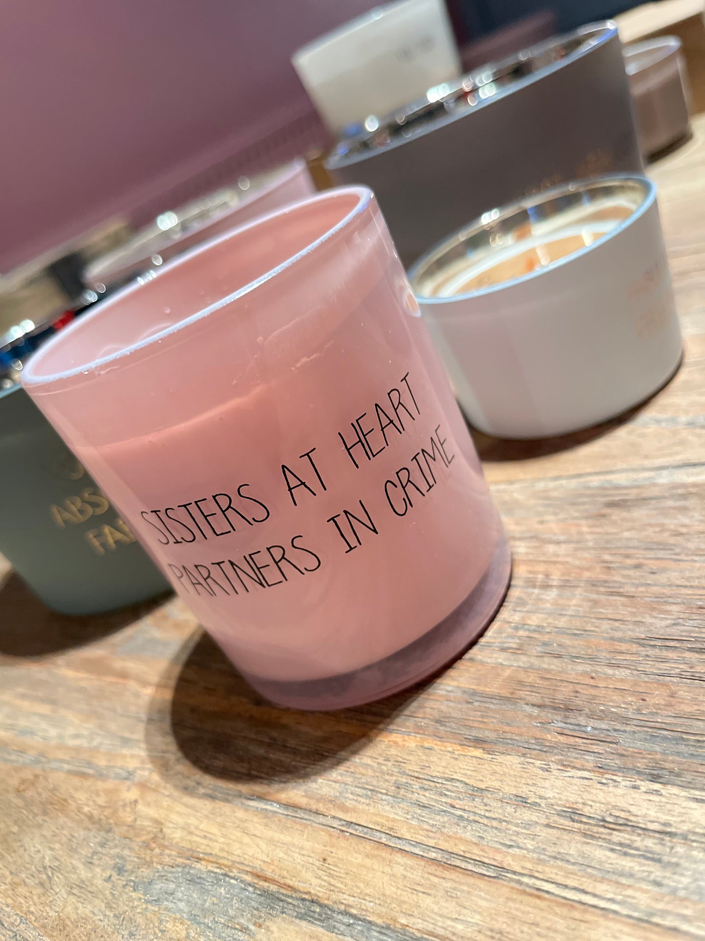 Sisters at Heart. Partners in Crime - Geurkaars Green Tea Time