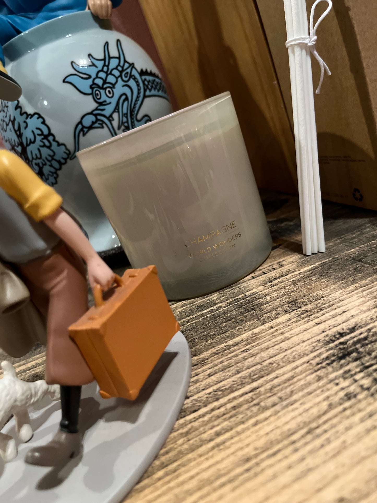 CHAMPAGNE Luxe Geurkaars- 410 gram Fig's Delight