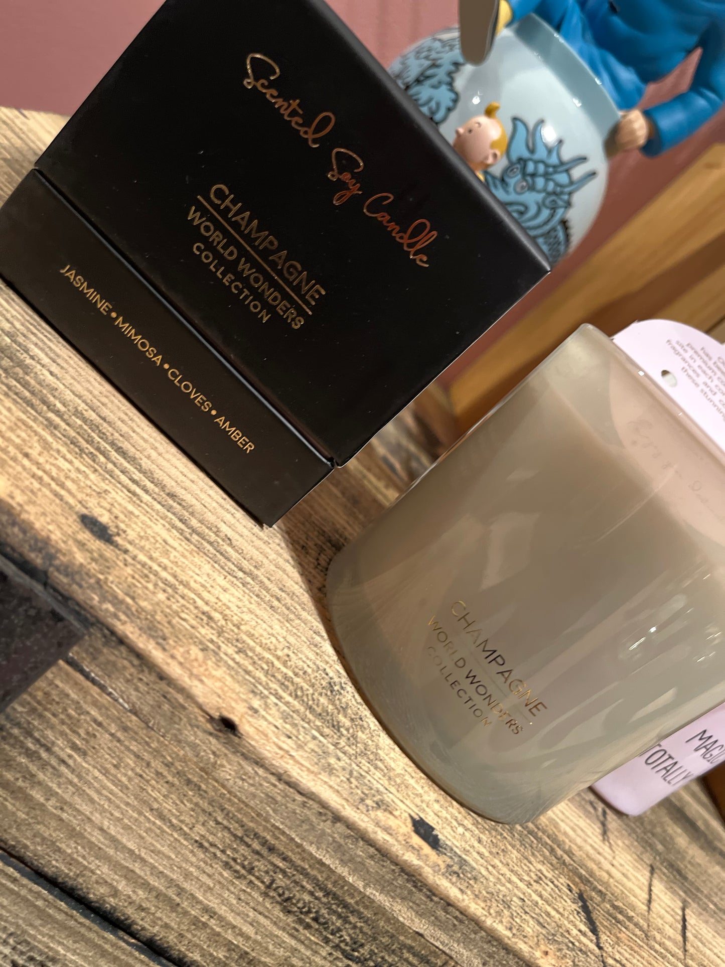 CHAMPAGNE Luxe Geurkaars- 410 gram Fig's Delight