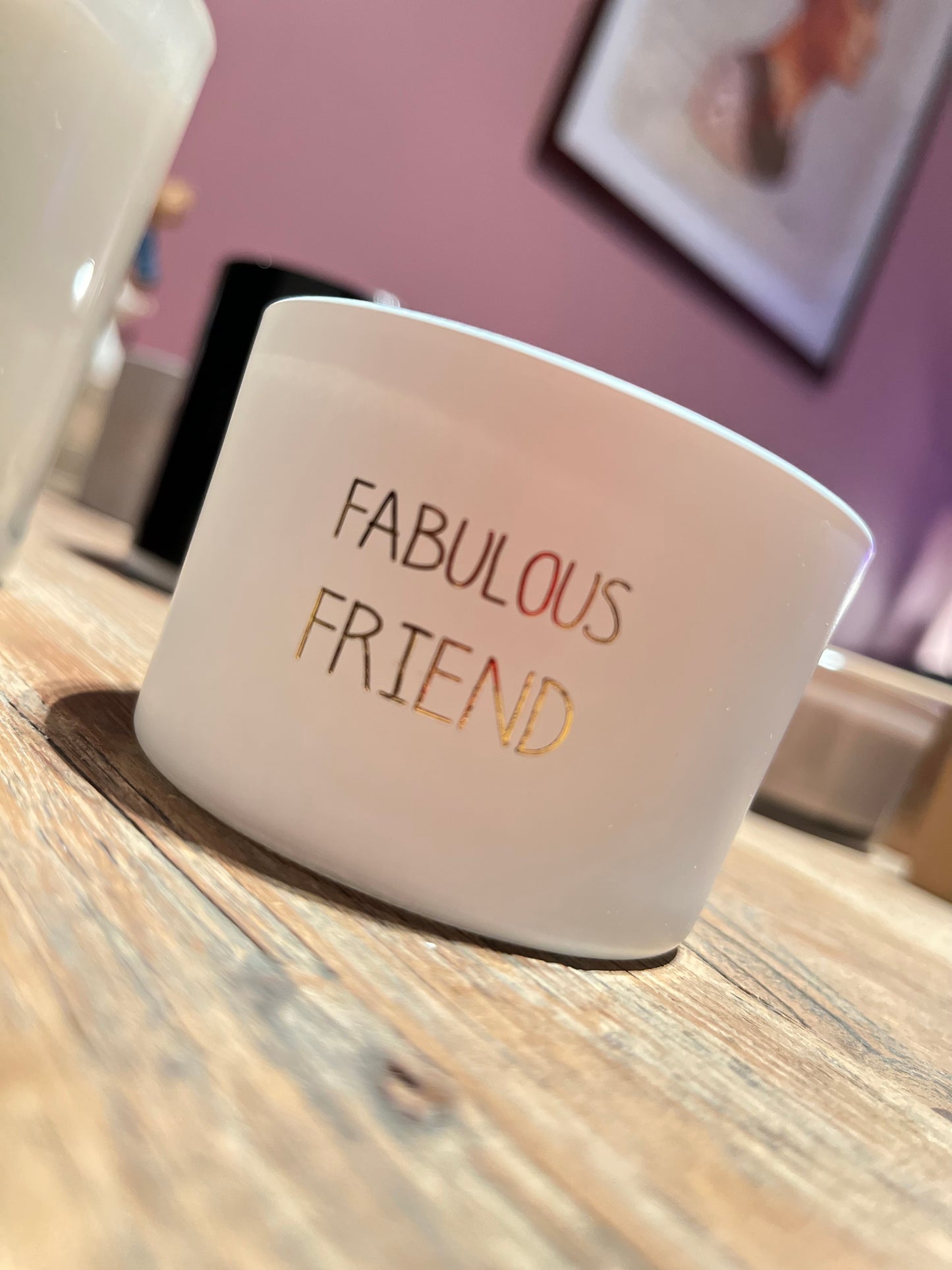 Geurkaars Fabulous Friend - geur Fresh Coton