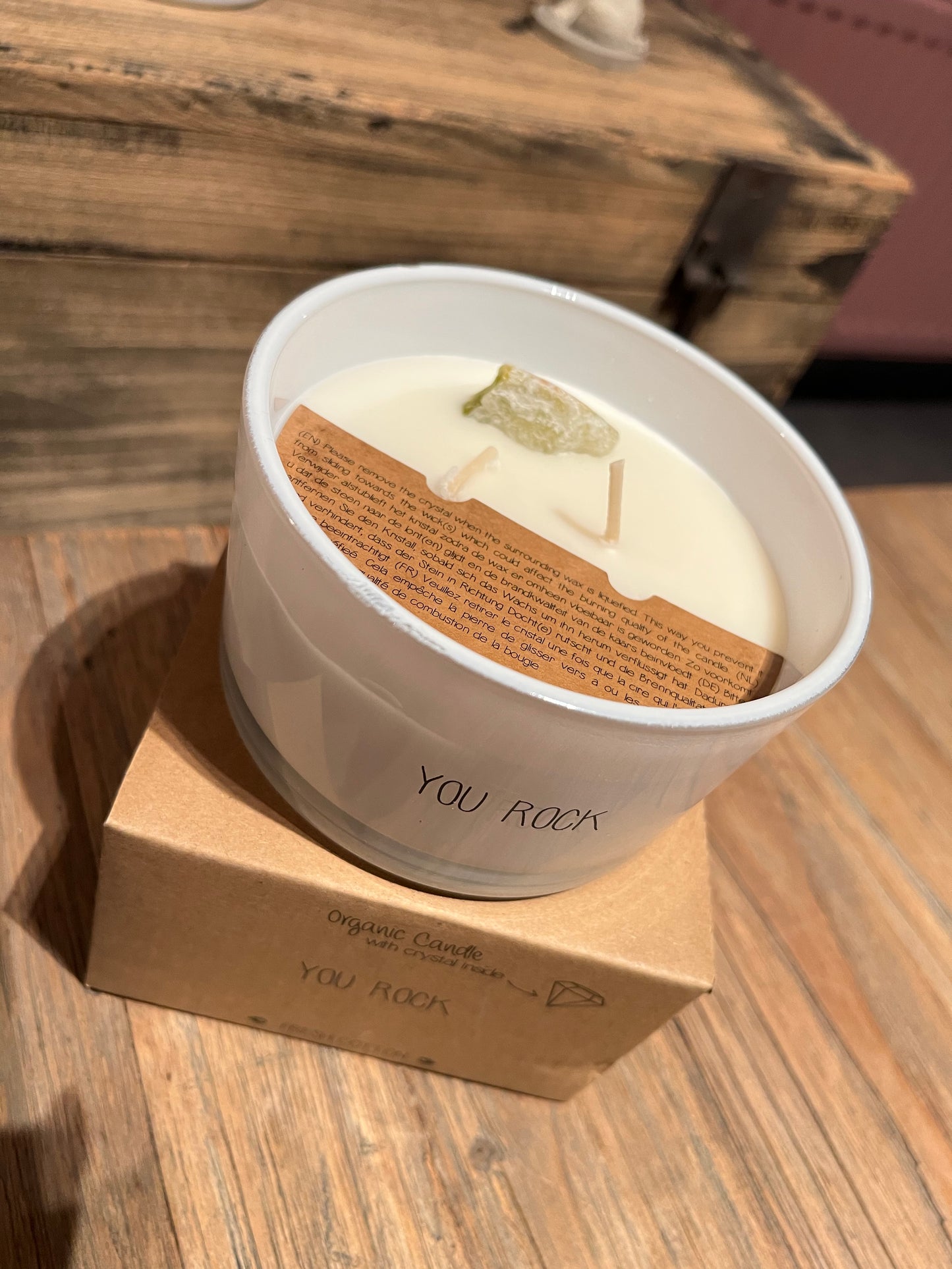 Geurkaars - YOU ROCK - LEMON JADE - FRESH COTTON