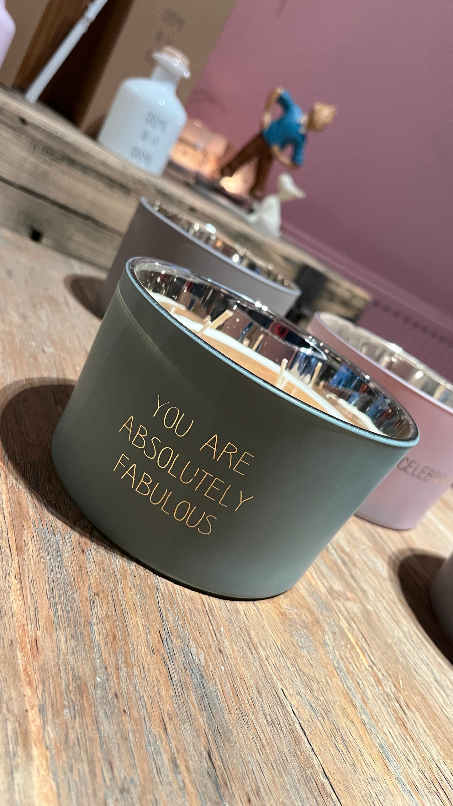 You Are Absolutey Fabulous - Luxe geurkaars - 410 gram - MINTY BAMBOO