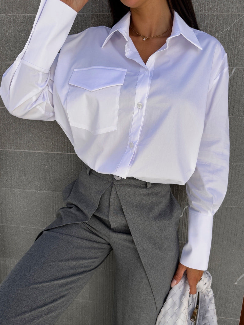 Wit overhemd - bloes Oversized