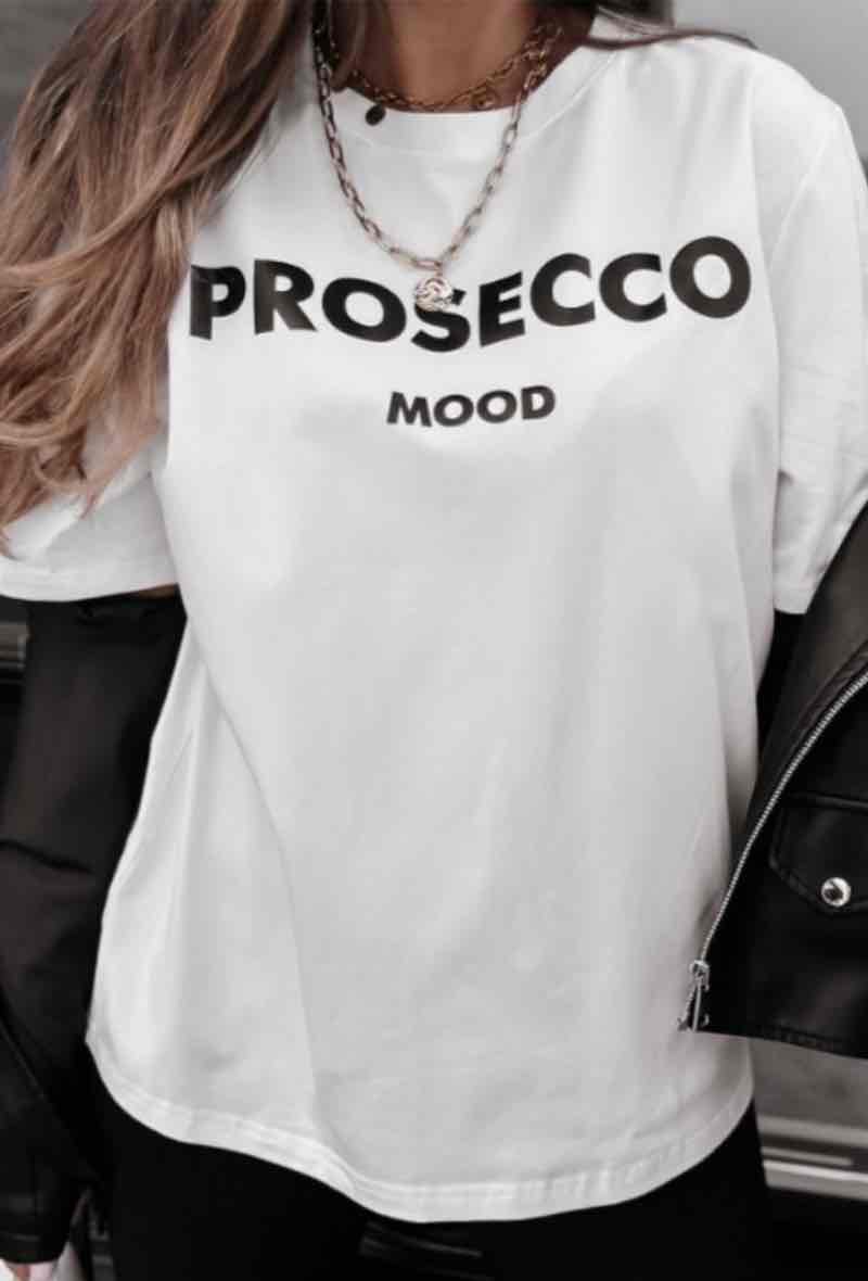 T-Shirt PROSECCO MOOD - Black or White