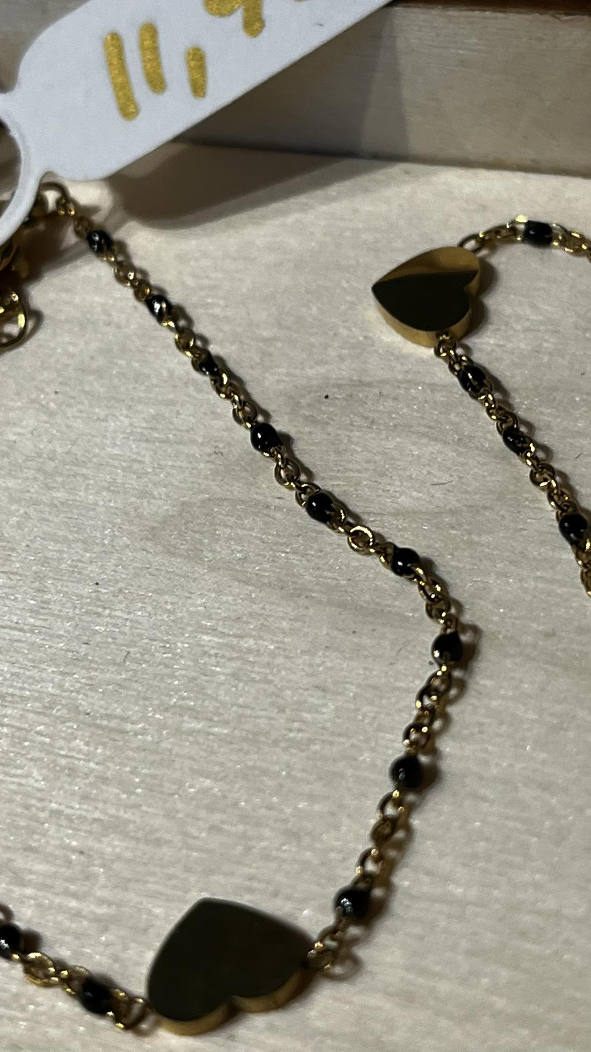 Armbandje met facetjes en kraaltjes - RVS