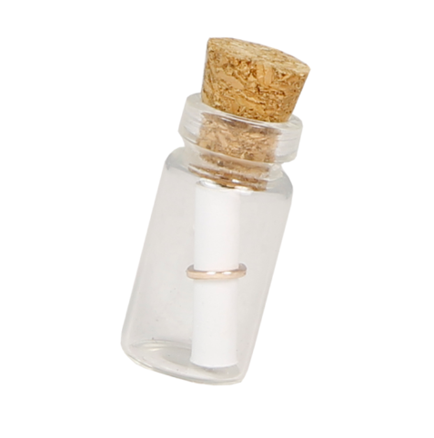 Geurkaars met Flessenpost -  'Only the best moms get promoted to grandma' - You are truly amazing. Love you to the moon and back.