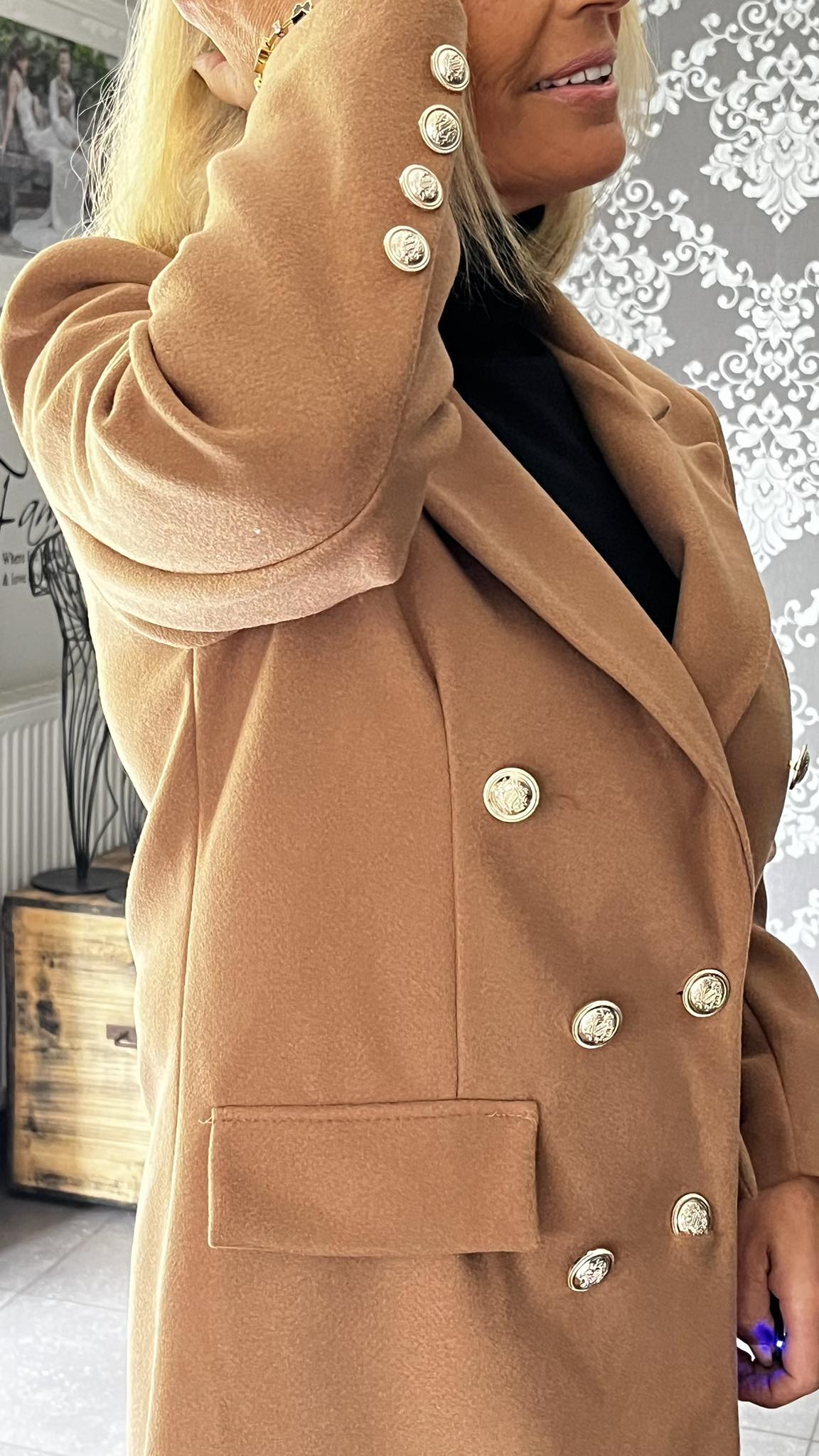 Chic long Mid Summer Coat met Buttons π 3 kleuren