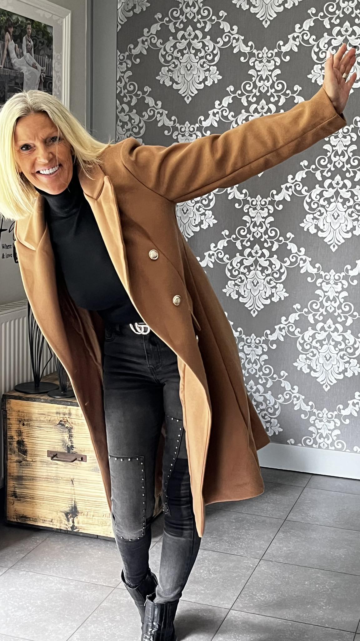 Chic long Mid Summer Coat met Buttons π 3 kleuren