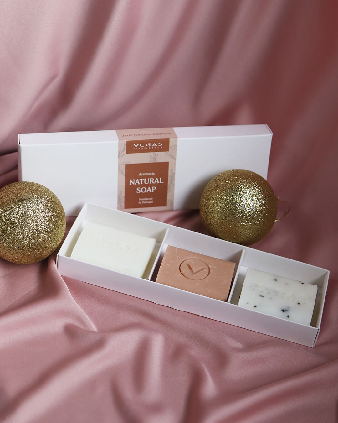 Set van 3 aromatische zeepjes - 100% natuurlijk