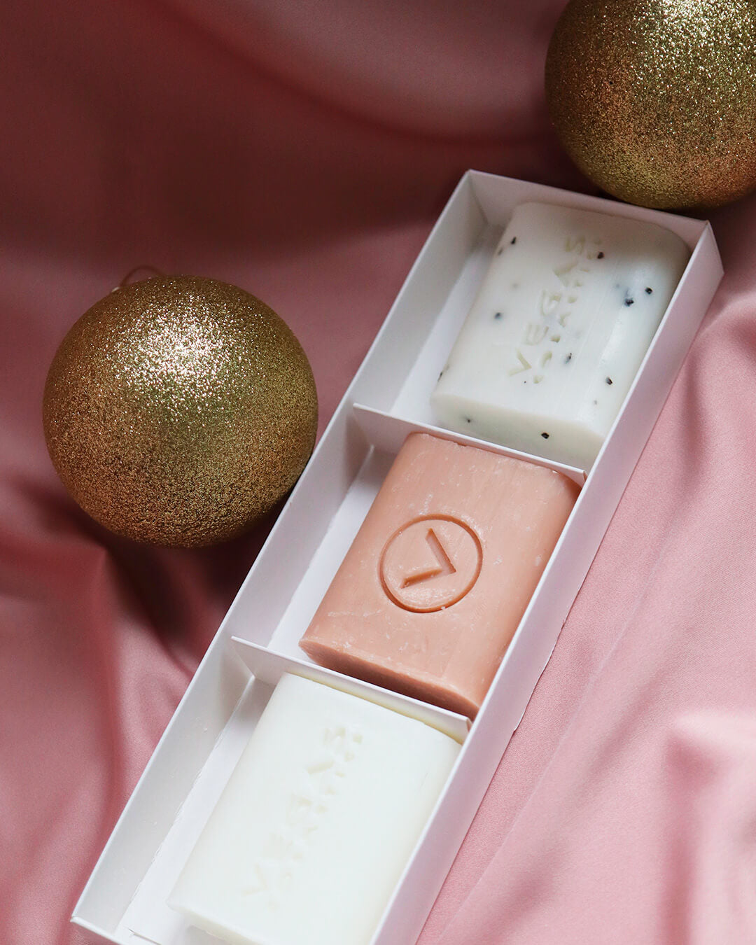 Set van 3 aromatische zeepjes - 100% natuurlijk