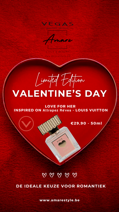 SET : LOVE for HER 50ml + LOVE FOR HIM 50ml - EDP inspired on Louis Vuitton