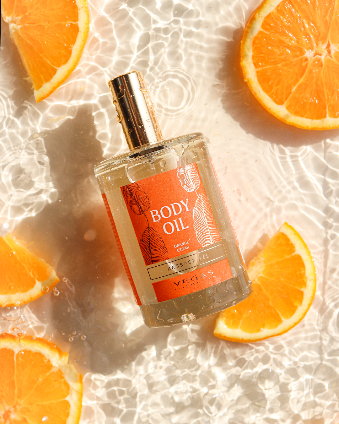 Body Oil Skin Care - Sinaasappel/Cedar - 100ml