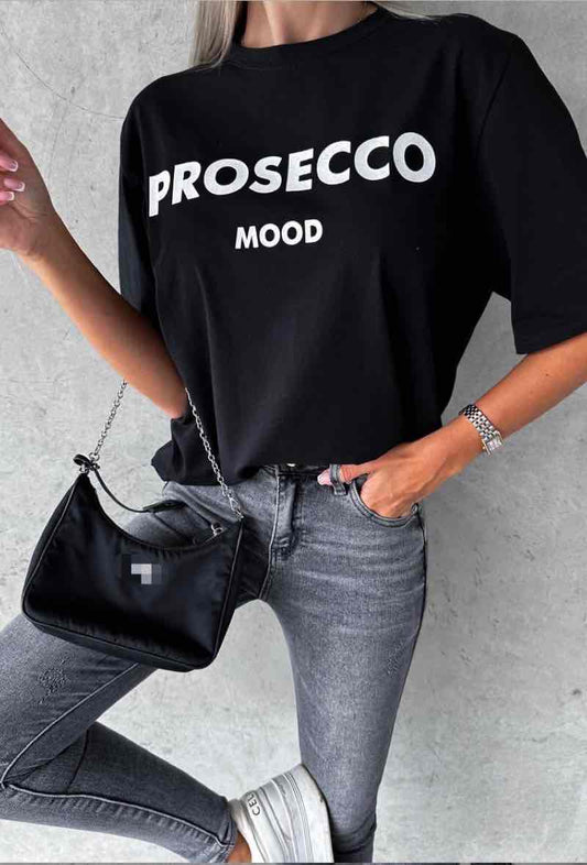 T-Shirt PROSECCO MOOD - Black or White