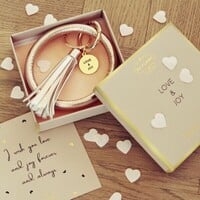 SLEUTELHANGER - LOVE AND JOY - ROSÉ GOUD