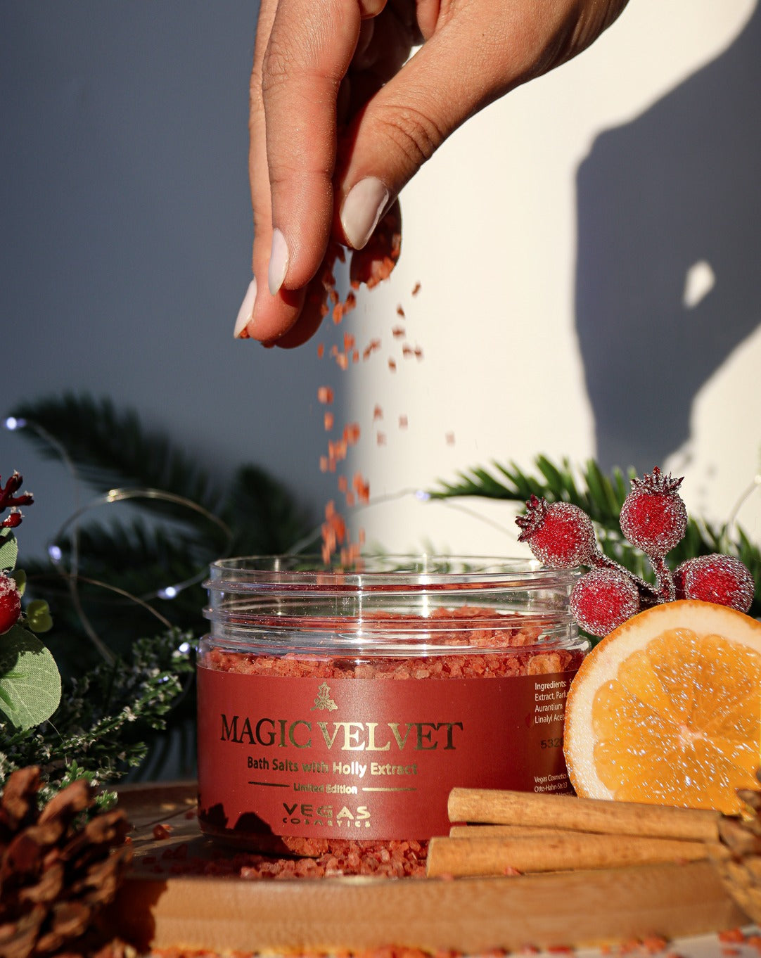 Magic Velvet - Badzout met hulst-extract